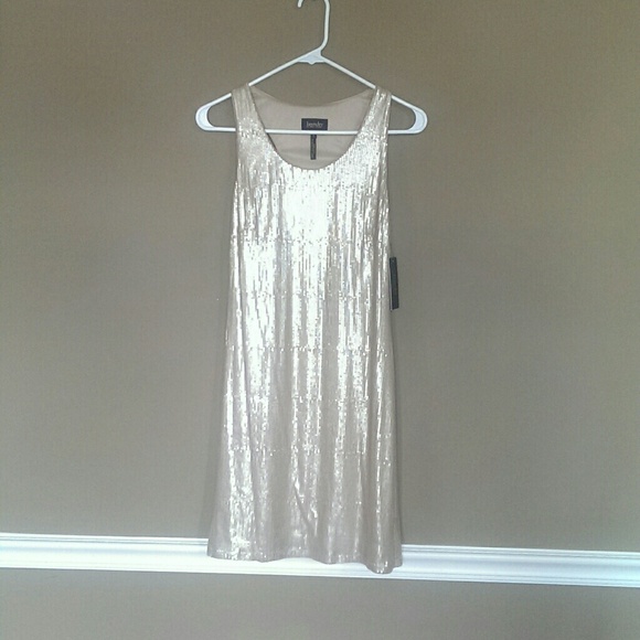 BUNDLED Laundry by Shelli Segal gold sequin dress! - Picture 4 of 4