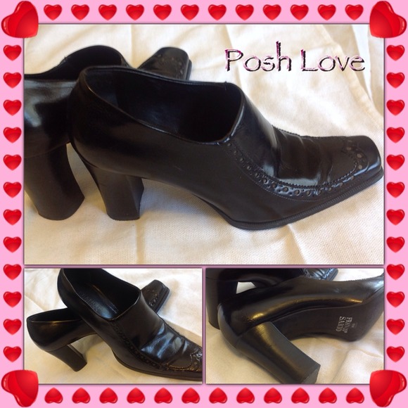 Ladies boot cut high heel trouser shoe