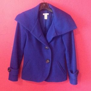 Vibrant blue peacoat!