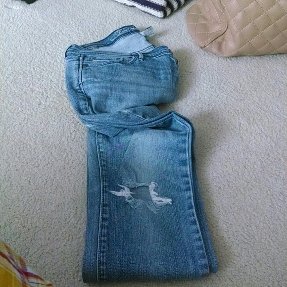 Abercrombie and Fitch Distressed Jeans