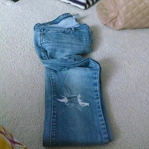 Abercrombie and Fitch Distressed Jeans
