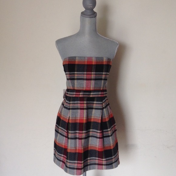 French Connection plaid dress