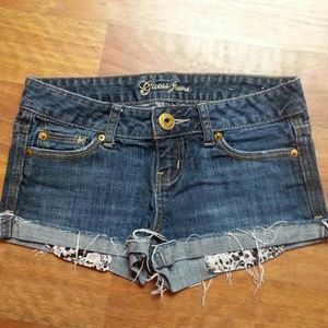 SOLD *** Guess jean shorts