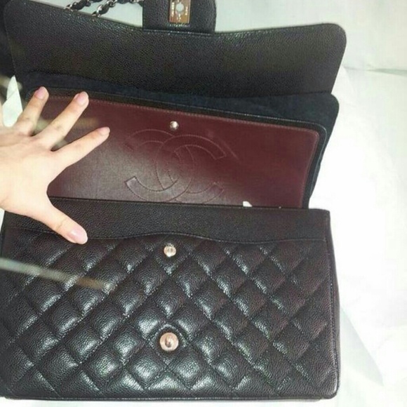 SOLD: Chanel Maxi Double Flap Bag - Picture 3 of 3