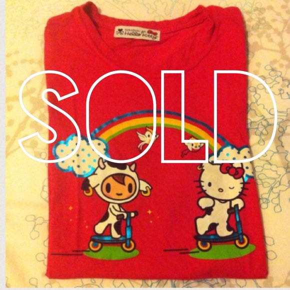 Tokidoki x Hello Kitty collabo tshirt