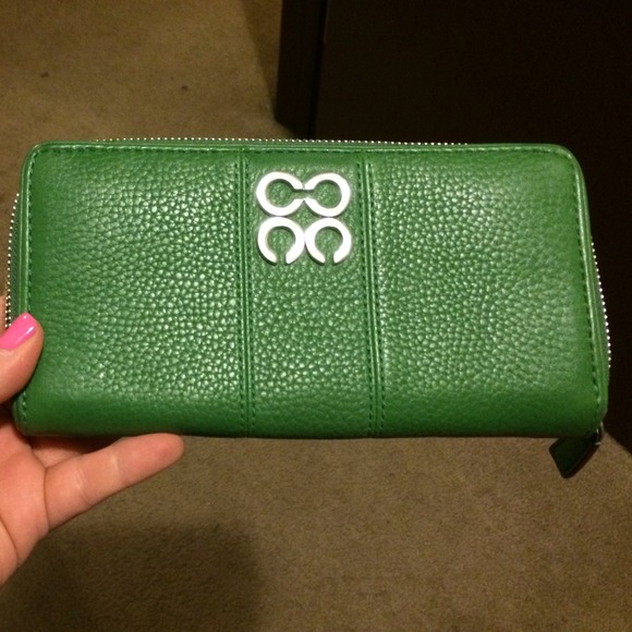 Green coach wallet