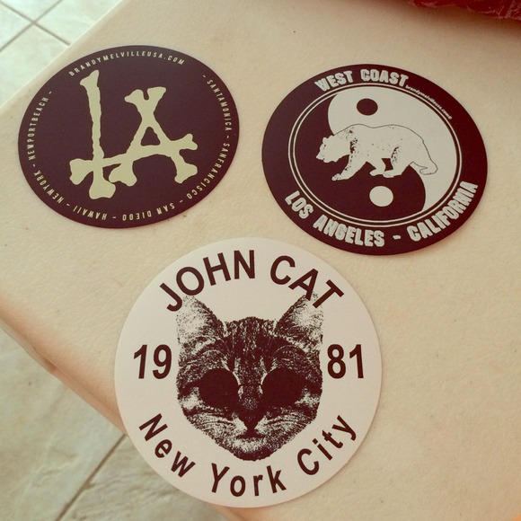 3 Brandy Melville stickers