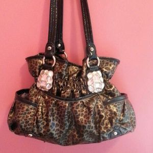 SOLD Leopard print purse
