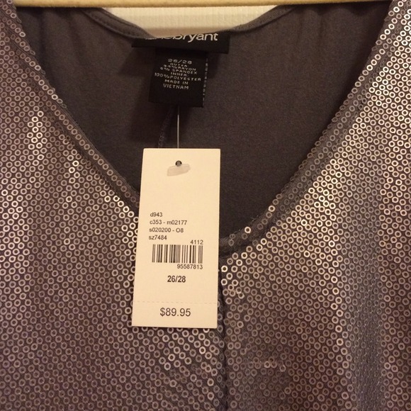 Lane bryant size 26/28 sequin shirt dress - Picture 3 of 3