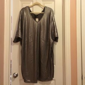 Lane bryant size 26/28 sequin shirt dress