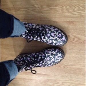 Floral Dr. Martens