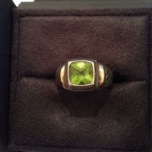 David Yurman Peridot women's ring. Size 6 3/4