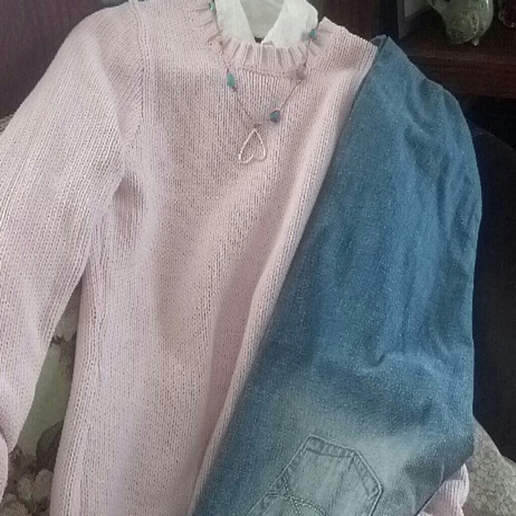 Cotton candy colored sweater. - Picture 2 of 3