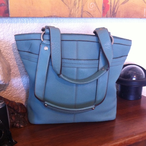 Coach | Bags | Rare Teal Penelope Pebbled Leather Tote | Poshmark