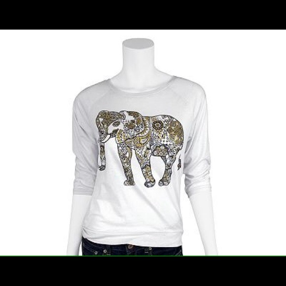 Fifth Sun Henna Elephant Top