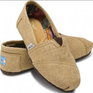 Burlap Toms MENS 9.5