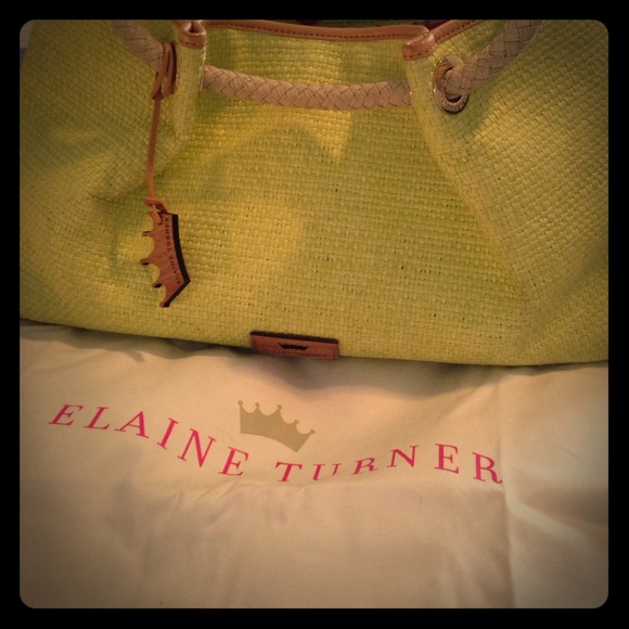 💯% auth Elaine Turner bag/cosmetic case NWT