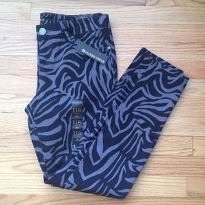 Black/Gray Zebra Jegging