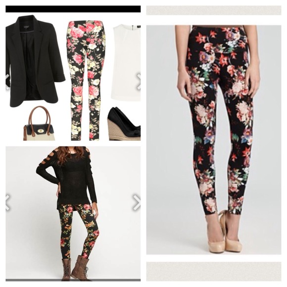 Pants - Bold flowered legging
