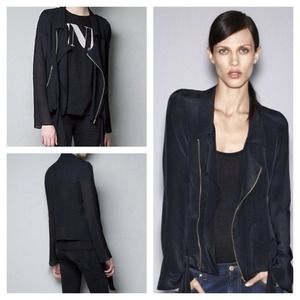 Zara Zipper Blouse/Jacket