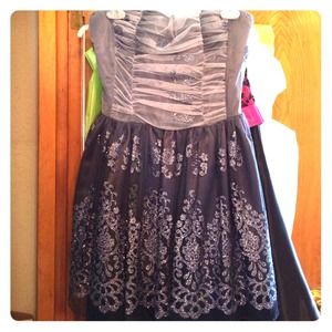A cute short dance dress.