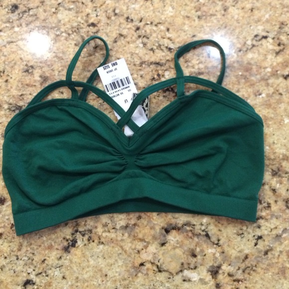 🚫SOLD🚫 Green LF bralette