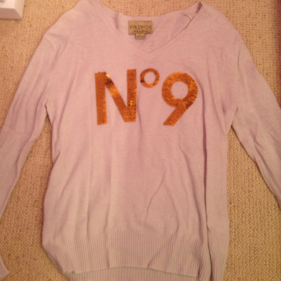Wildfox number 9 knit sweater