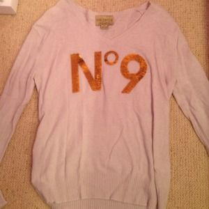 Wildfox number 9 knit sweater