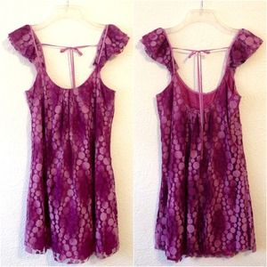 Plenty frock Tracy Reese purple spring dress S