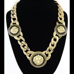 Gold Lion Chain Necklace