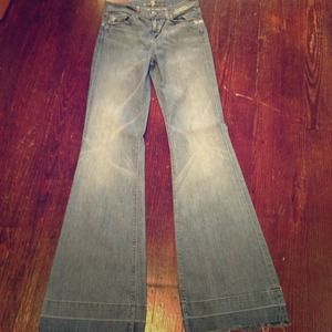 7 jeans high waisted flair size 26
