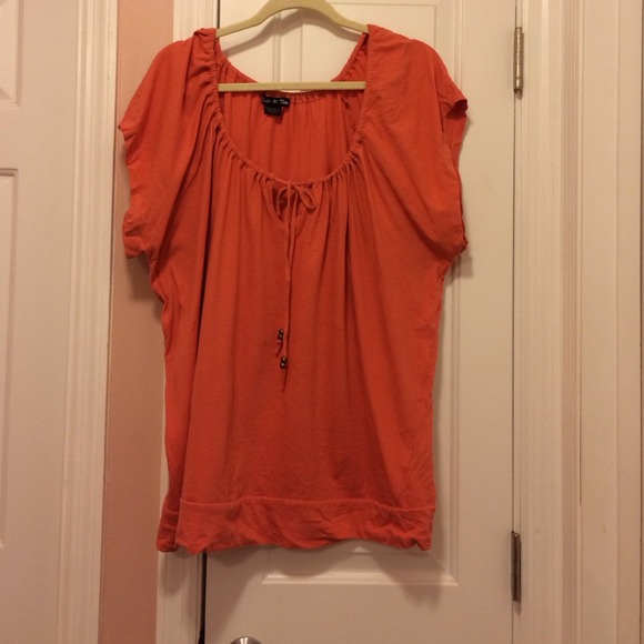 🚫sold🚫Orange torrid size 3 shirt - Picture 1 of 2