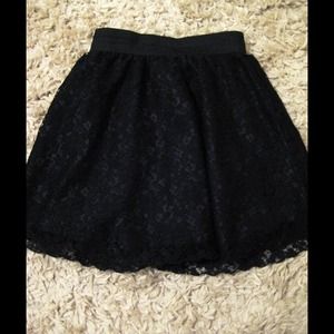 Black Lace Skirt