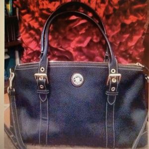 Pristine Dooney & Bourke Black Leather Satchel