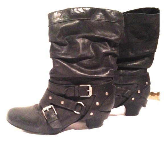 Genuine Leather motorcycle boots