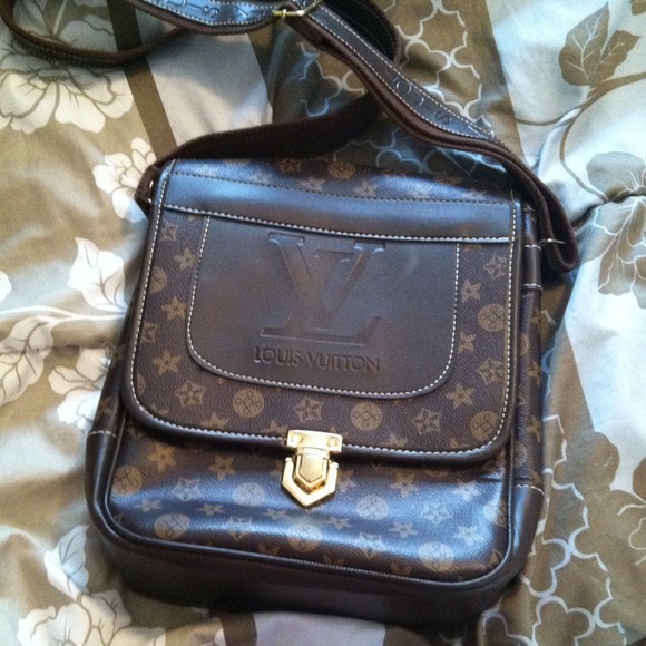 Brown cross body bag