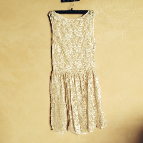 Off White all Lace Dress
