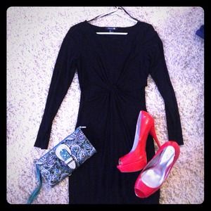 Little black Dress with Slits in the middle