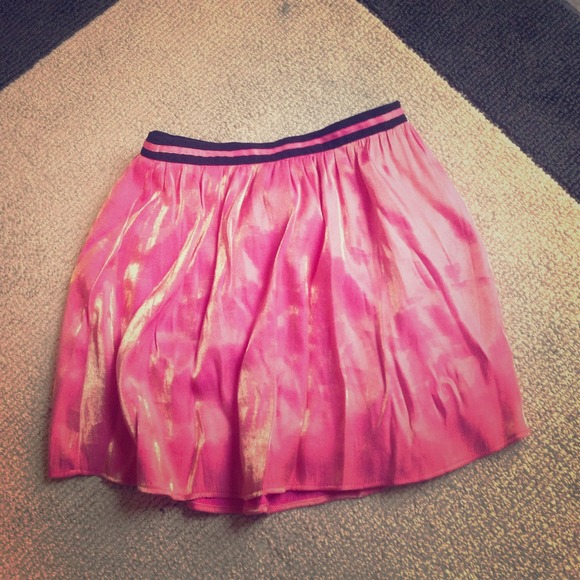 Pink skirt