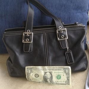 Coach black purse