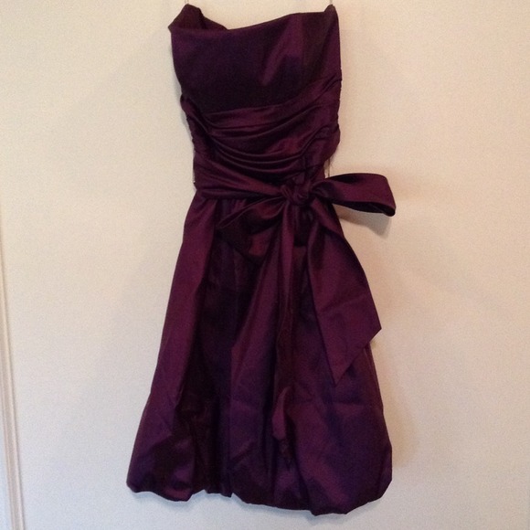 David's Bridal bubble dress!