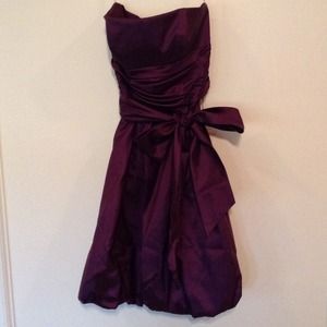 David's Bridal bubble dress!