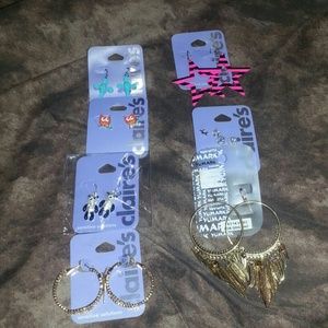 Bundle of Claire's earrings