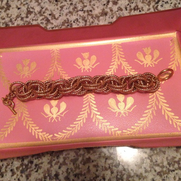 🌹gorjana rose gold double link bracelet🌹