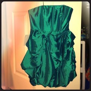 Arden B Tafetta tube dress in Aqua (Tags still on)