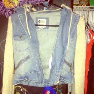 BillaBong Jean Jacket (with hood)