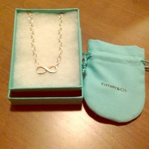 Tiffany infinity necklace. Sterling silver.