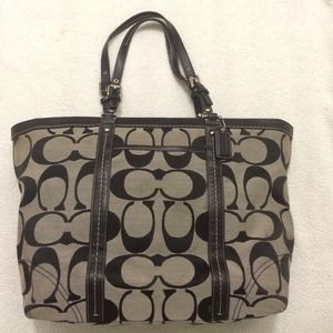 Coach large tote