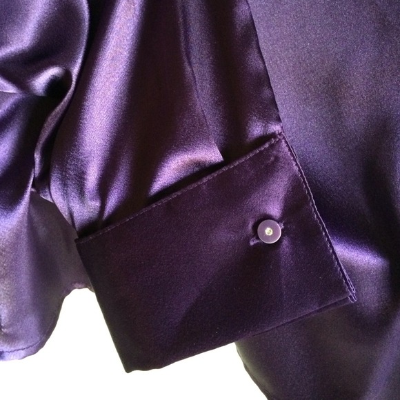 💜Apostrophe Purple Blouse XL💜 - Picture 4 of 4