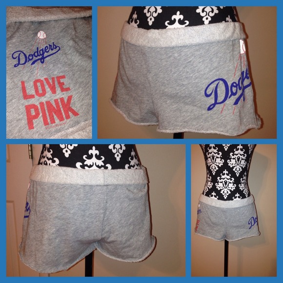 💔SOLD💔⚾️NWOT VS PINK Los Angeles Dodgers Shorts - Picture 3 of 3